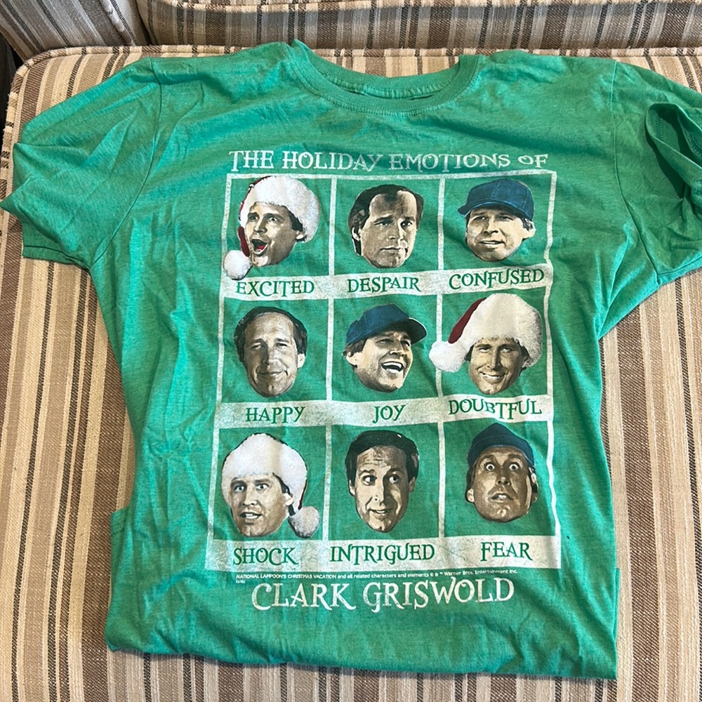 Clark Grisqald Xmas Tshirt. Size Large. Never worn.